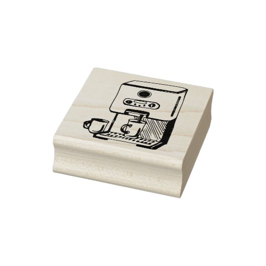 Kaffeemaschine Gummistempel (Stempel)
