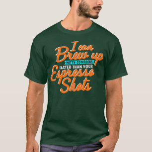 Kaffeemaschine Ich kann witzige Comebacks schnelle T-Shirt