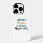 Kaffeemaschine Inhalieren Negativity Phone Case (Rückseite)