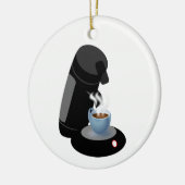 Kaffeemaschine Keramik Ornament (Links)