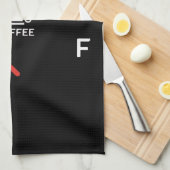 Kaffeemaschine Küchentuch - Handtuch schmecken (Viertel Falte)