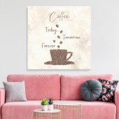 Kaffeemaschine Leinwanddruck (Insitu (Wohnzimmer))