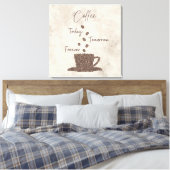 Kaffeemaschine Leinwanddruck (Insitu (Schlafzimmer))