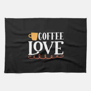 Kaffeemaschine Liebe Geschirrtuch