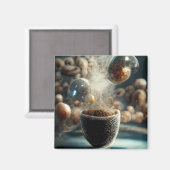 Kaffeemaschine Magnet (Vorderseite/Rückseite)