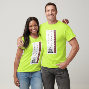 "Kaffeemaschine" männlicher Spitzenreiter T-Shirt