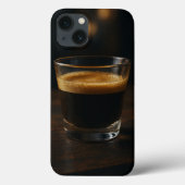 Kaffeemaschine - Minimalistischer Sketch Case-Mate iPhone Hülle (Rückseite)