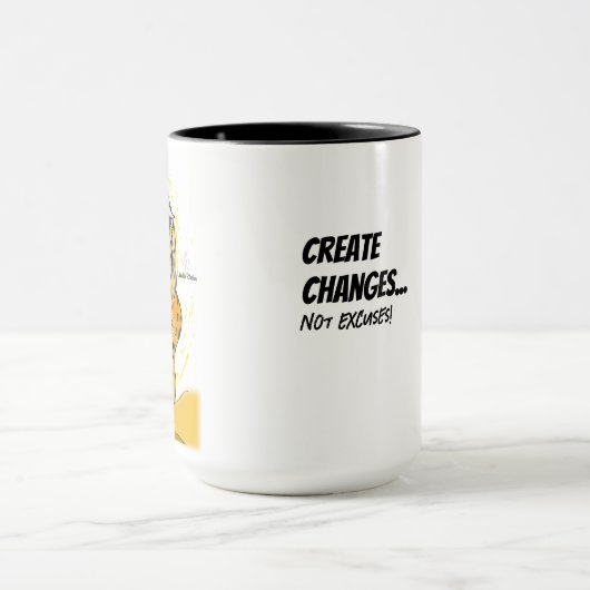 Kaffeemaschine mit bemalten Leoparden und Selbsthi Tasse (Zentrum)