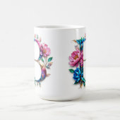 Kaffeemaschine mit Blumenbezug B. Tasse (Mittel)