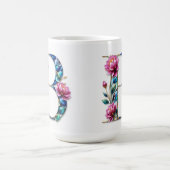 Kaffeemaschine mit Blumenbezug B. Tasse (Mittel)