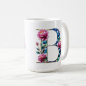 Kaffeemaschine mit Blumenbezug B. Tasse (VorderseiteRechts)