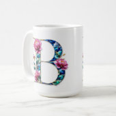 Kaffeemaschine mit Blumenbezug B. Tasse (Vorderseite Links)