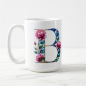 Kaffeemaschine mit Blumenbezug B. Tasse (Links)