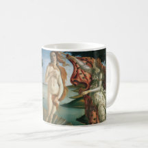 Kaffeemaschine mit Botticellis-Venus-Tasse