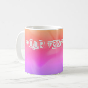 Kaffeemaschine mit farbenfroher Schmuckdekor-Tasse Kaffeetasse