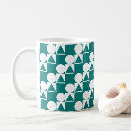 Kaffeemaschine mit Kreislauf-, Dreieck- und Quadra Kaffeetasse