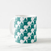 Kaffeemaschine mit Kreislauf-, Dreieck- und Quadra Kaffeetasse (Vorderseite Links)