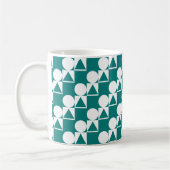 Kaffeemaschine mit Kreislauf-, Dreieck- und Quadra Kaffeetasse (Links)