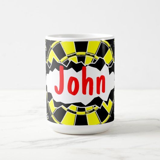 Kaffeemaschine mit personalisiertem Namen Tasse (Mittel)