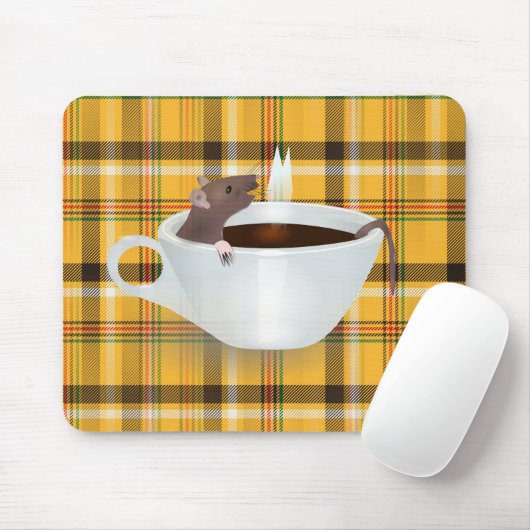 Kaffeemaschine Mousepad (Mit Mouse)