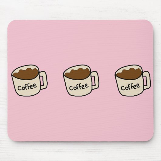 Kaffeemaschine Mousepad (Vorne)