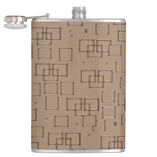 Kaffeemaschine Muster Flachmann (Geöffnet)