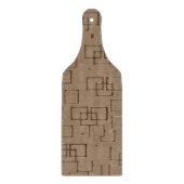 Kaffeemaschine Muster Schneidebrett (Vorderseite)