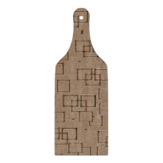 Kaffeemaschine Muster Schneidebrett (Vorderseite)