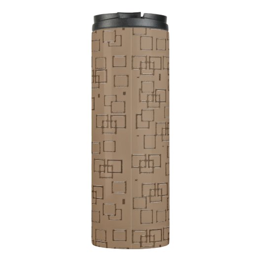 Kaffeemaschine Muster Thermosbecher (Rückseite)