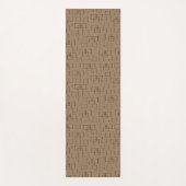 Kaffeemaschine Muster Yogamatte (Vorderseite)