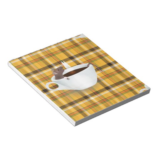 Kaffeemaschine Notizblock (angewinkelt)