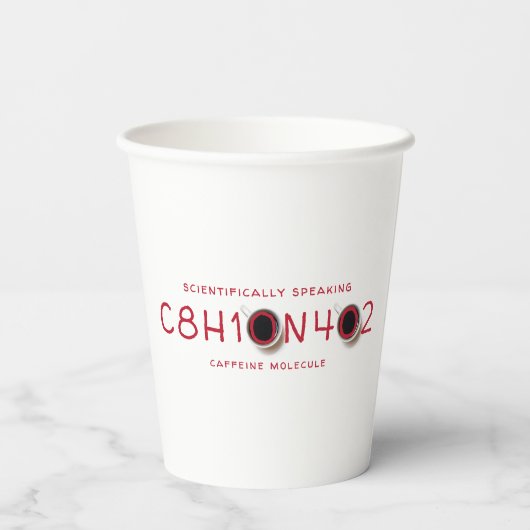 Kaffeemaschine Pappbecher (Rückseite)