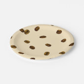 Kaffeemaschine Pappteller (Schrägansicht)