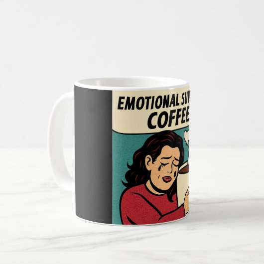 Kaffeemaschine - Pop Art Comfort Kaffeetasse (Vorderseite Links)