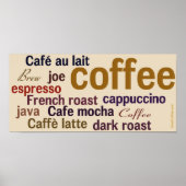 Kaffeemaschine Poster (Vorne)
