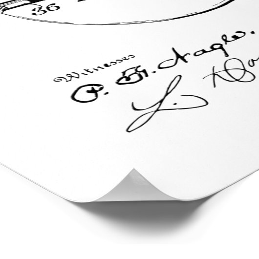 Kaffeemaschine Poster (Ecke)