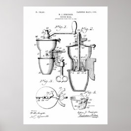 Kaffeemaschine Poster