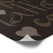 Kaffeemaschine Poster (Ecke)