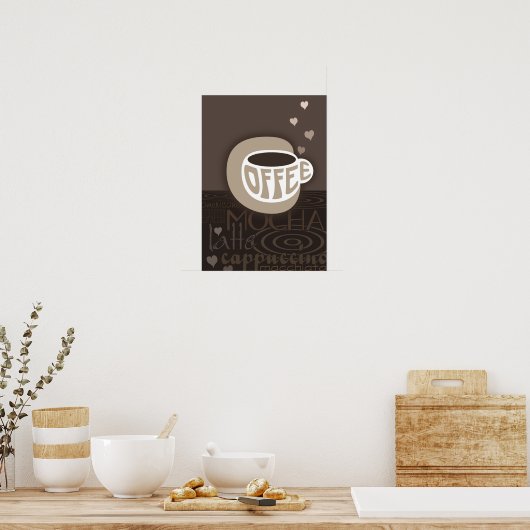 Kaffeemaschine Poster (Küche)