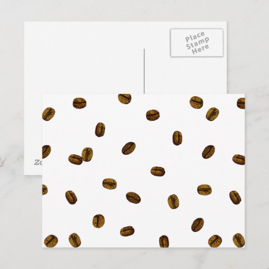 Kaffeemaschine Postkarte (Vorne/Hinten)