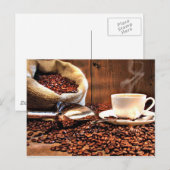 Kaffeemaschine Postkarte (Vorne/Hinten)
