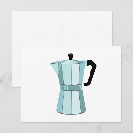 Kaffeemaschine Postkarte (Vorne/Hinten)