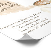 Kaffeemaschine Raten Sie das süße Chaos Poster (Ecke)