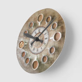 Kaffeemaschine Runde Wanduhr (Winkel)