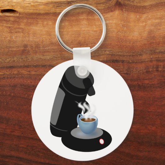 Kaffeemaschine Schlüsselanhänger (Vorderseite)