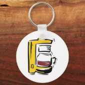 Kaffeemaschine Schlüsselanhänger (Vorderseite)