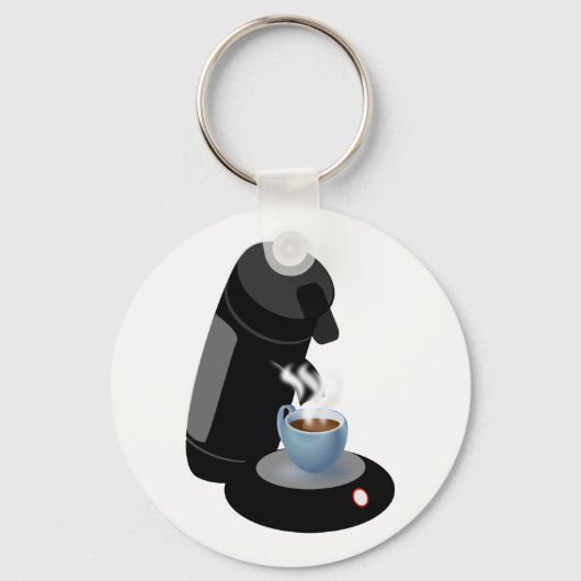 Kaffeemaschine Schlüsselanhänger (Vorderseite)