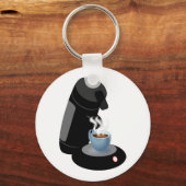 Kaffeemaschine Schlüsselanhänger (Vorderseite)