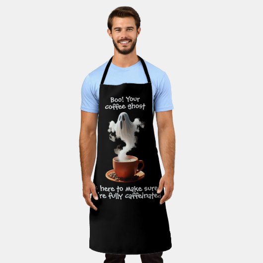 Kaffeemaschine Schürze (Getragen)