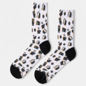 Kaffeemaschine Socken (Linkes Detail)